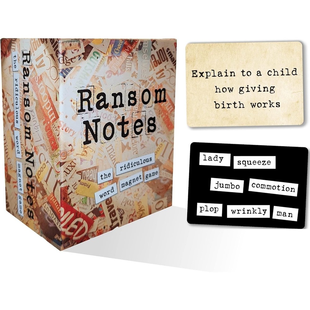 RANSOM NOTES The Ridiculous Word Magnet Party Game House Party Edition  - NEW